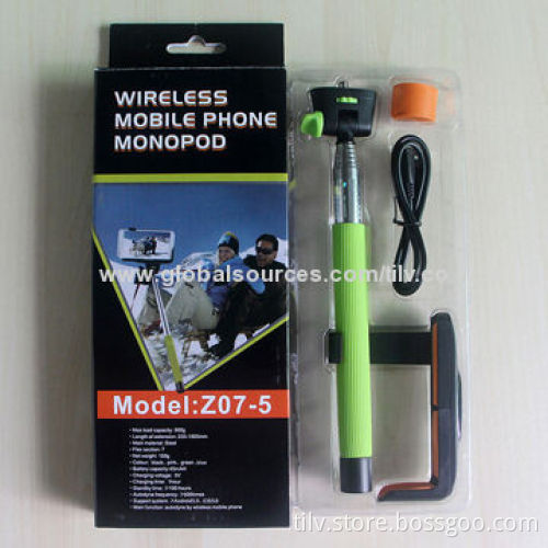 Wireless Mono-pod for Camera and Mobile Phone